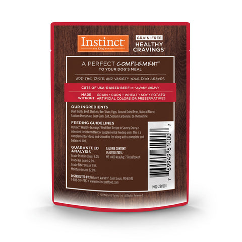 Instinct - 3oz Dog Wet Food - Healthy Cravings Pouch