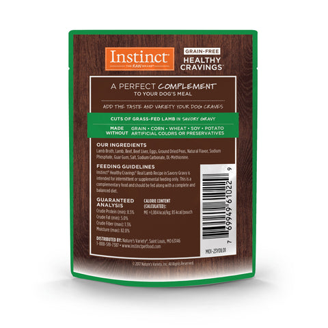Instinct - 3oz Dog Wet Food - Healthy Cravings Pouch