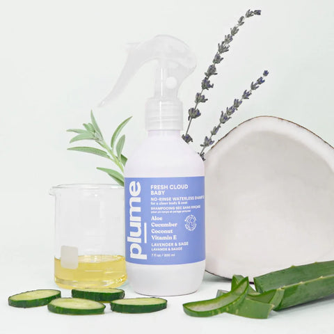 No-Rinse Waterless Shampoo for Sensitive Skin - Lavender & Sage