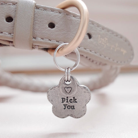Pet ID Name Tag - Pebble